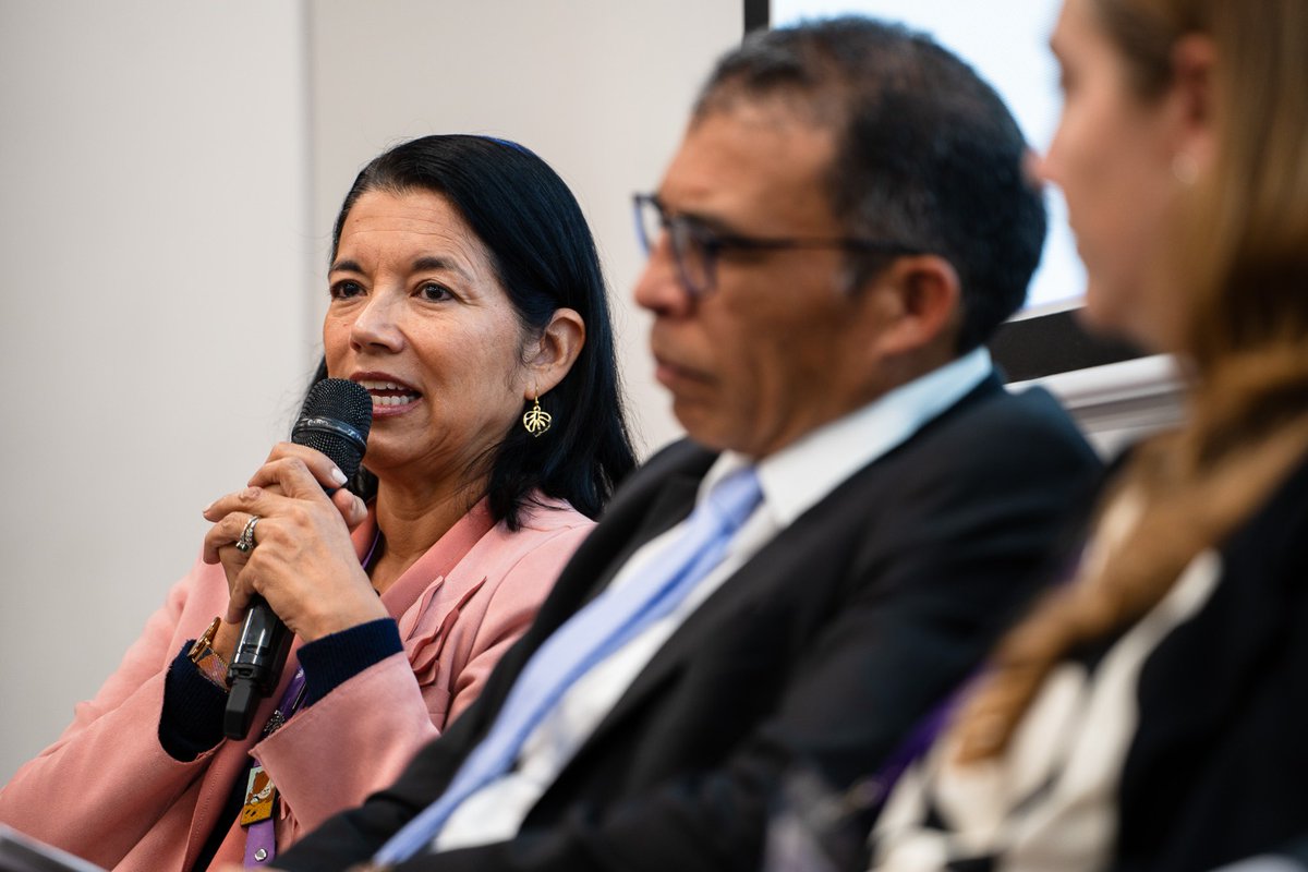 UBPDcolombia's tweet photo. 🟣 La #UBPD presentó en la @UExternado, con la Dir. @LuzJaForero, y en articulación con @PnudColombia y @FondoONUCol, los lineamientos forenses para la identificación de personas trans y de género diverso desaparecidas, incorporando sus identidades en procesos de identificación. https://t.co/LjaO7E4E5B