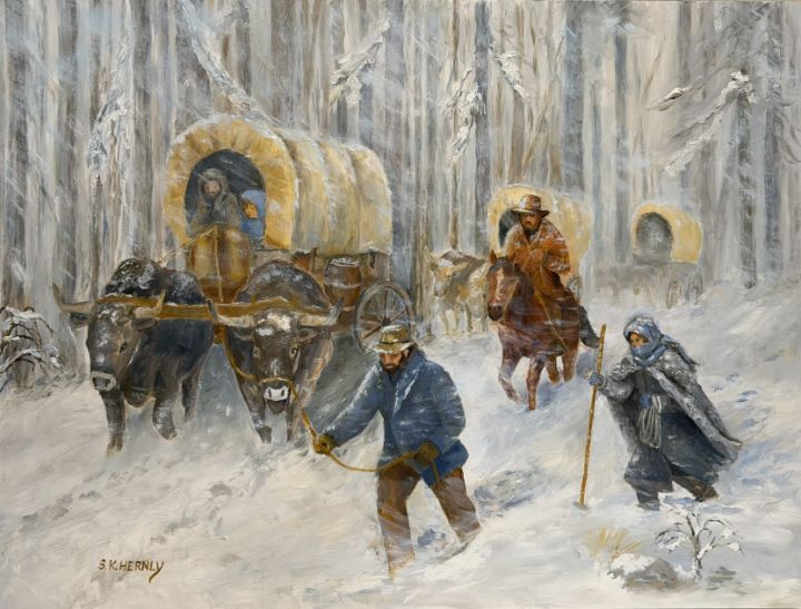 SHernly's tweet photo. New art for sale! "Blizzard Bound and Bearing On". Buy at: https://t.co/Ao6VCwrNNI https://t.co/Fl3DpVU1DF