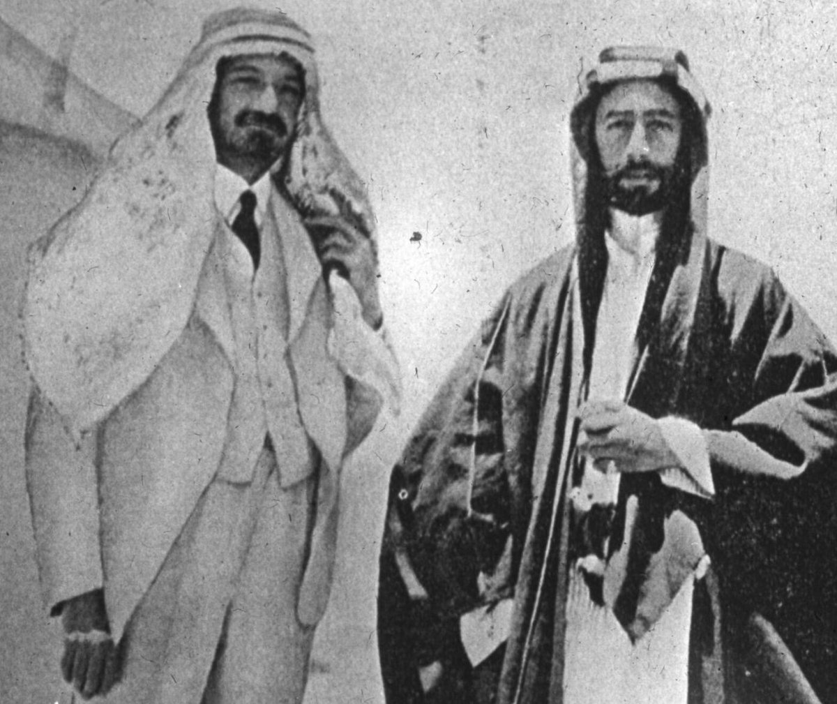 CptAllenHistory's tweet photo. On This Day — June 4, 1918

Emir Faisal meets Chaim Weizmann — and expresses support for a national home for "our [Jewish] cousins by blood."

In the middle of World War I, the leader of the Arab Revolt, Emir Faisal (son of Sharif Hussein of Mecca), sat down with Chaim Weizmann, the rising head of the Zionist movement.

Faisal told Weizmann he saw “the necessity for cooperation between Jews and Arabs” and acknowledged “Jewish claims to territory in Palestine.”

He added that the country could absorb large-scale Jewish immigration and development without harming Arab peasants.

Faisal even stated:

“No true Arab can be suspicious or afraid of Jewish nationalism ... For you have all the knowledge of Europe, and are our cousins by blood.”

This meeting marked the beginning of what looked like a promising understanding between Arab leadership and the Zionist movement. Six months later, Faisal signed a formal agreement with Weizmann supporting the Balfour Declaration and large-scale Jewish immigration.

For a brief moment in 1918, Arab-Zionist cooperation seemed not only possible — but beneficial to both sides.

History took a different path.

But on this day, the door was open.