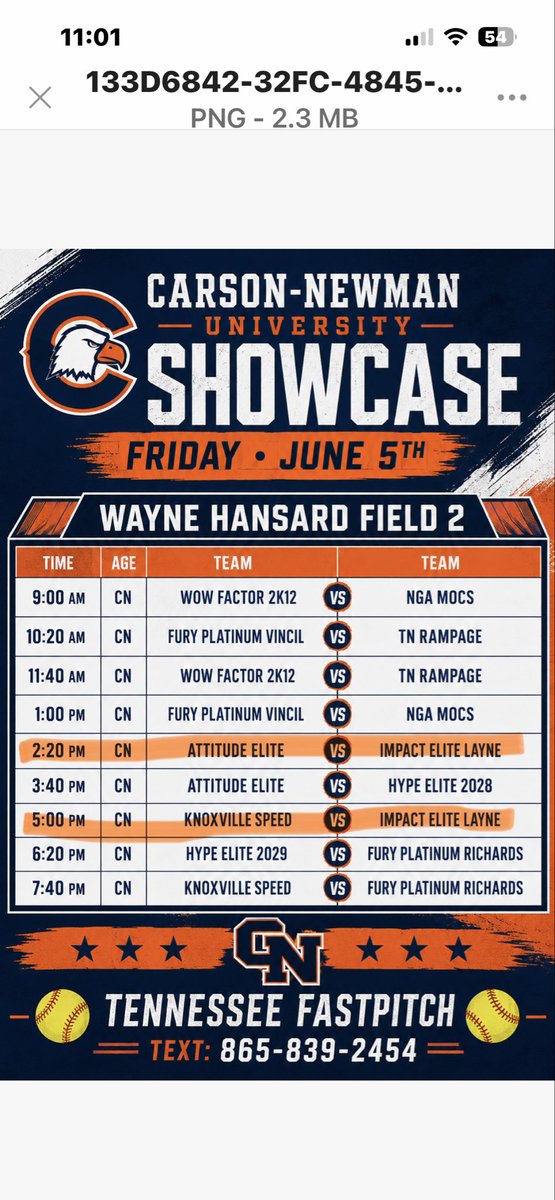ellaelayne102's tweet photo. Putting in the work at the plate as I get ready for the Carson-Newman showcase this weekend, June 5th–6th!
The schedule below!!
@carson_newman_u @cnsball https://t.co/NnzeLaeGBC
