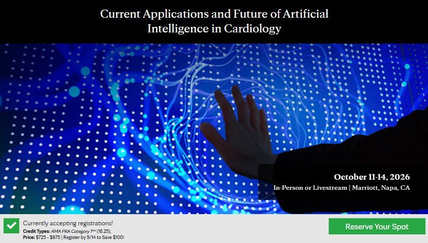 MayoClinicCV's tweet photo. Explore how artificial intelligence is being evaluated and applied in cardiovascular care—from clinical decision support to real‑world implementation—in this expert‑led CME course focused on modern #Cardiology practice: https://t.co/9tBUMosGYC @DemiladeMD https://t.co/av5zxC9FNO