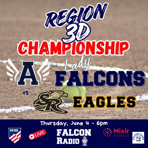 RadioAbingdon's tweet photo. 🥎Reg3D Championship
📌Falcon Park 📆 6/4⏰6pm
🎙FREE: https://t.co/ObdrgVFxdL
📺 https://t.co/TpSQYI7idf https://t.co/e0B05Ru79R