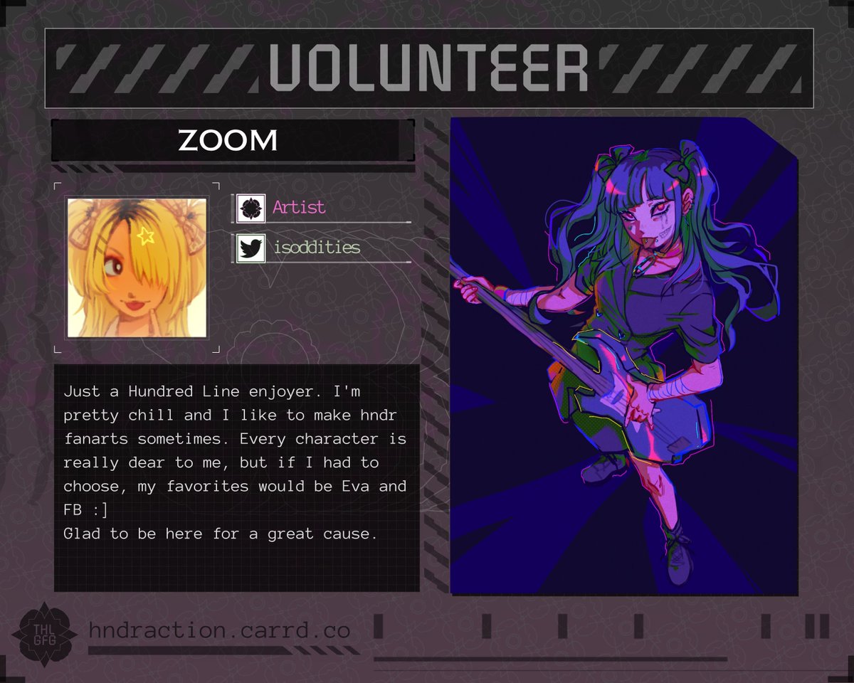 HNDRAction's tweet photo. VOLUNTEER SPOTLIGHT 🍉✨

This next visual artist has an incredibly visually striking art style! Hoping for a piece by Zoom? Consider supporting our campaign!

TWT: @/isoddities

https://t.co/F45aPEND5r https://t.co/thVvXBieiB