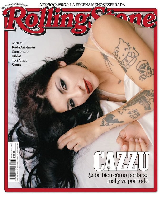 CheDataAR's tweet photo. Cazzu es portada de Rolling Stone Argentina https://t.co/Ec4FOCT1LO