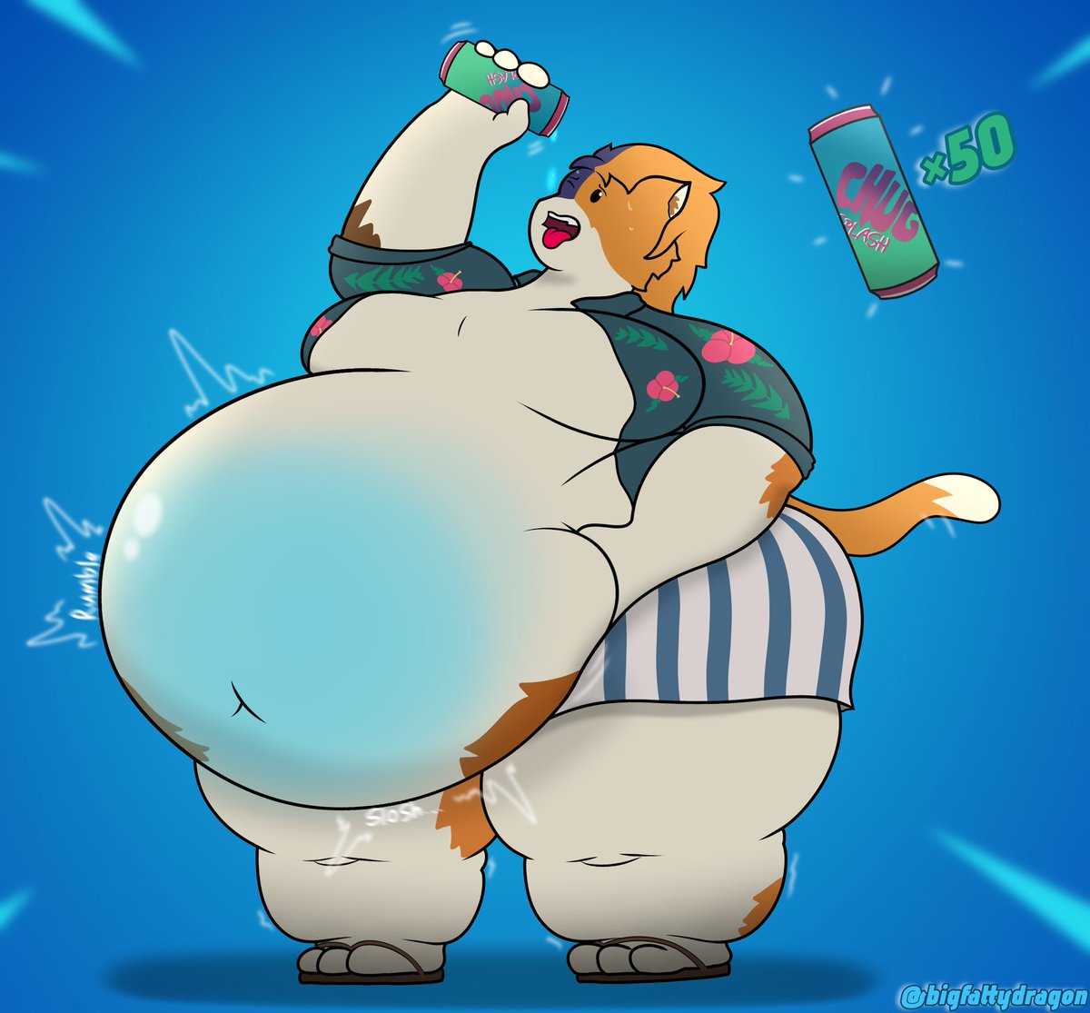 BigFattyDragon's tweet photo. Introducing the new Chug Splash +

He is one very satisfied costumer bad news he won't be able to move like he used to >:3

Shield reserves now can hold up to 1000% of original capacity cons about this that character will appear to be very visibly bloated https://t.co/CDKYDyDoMz