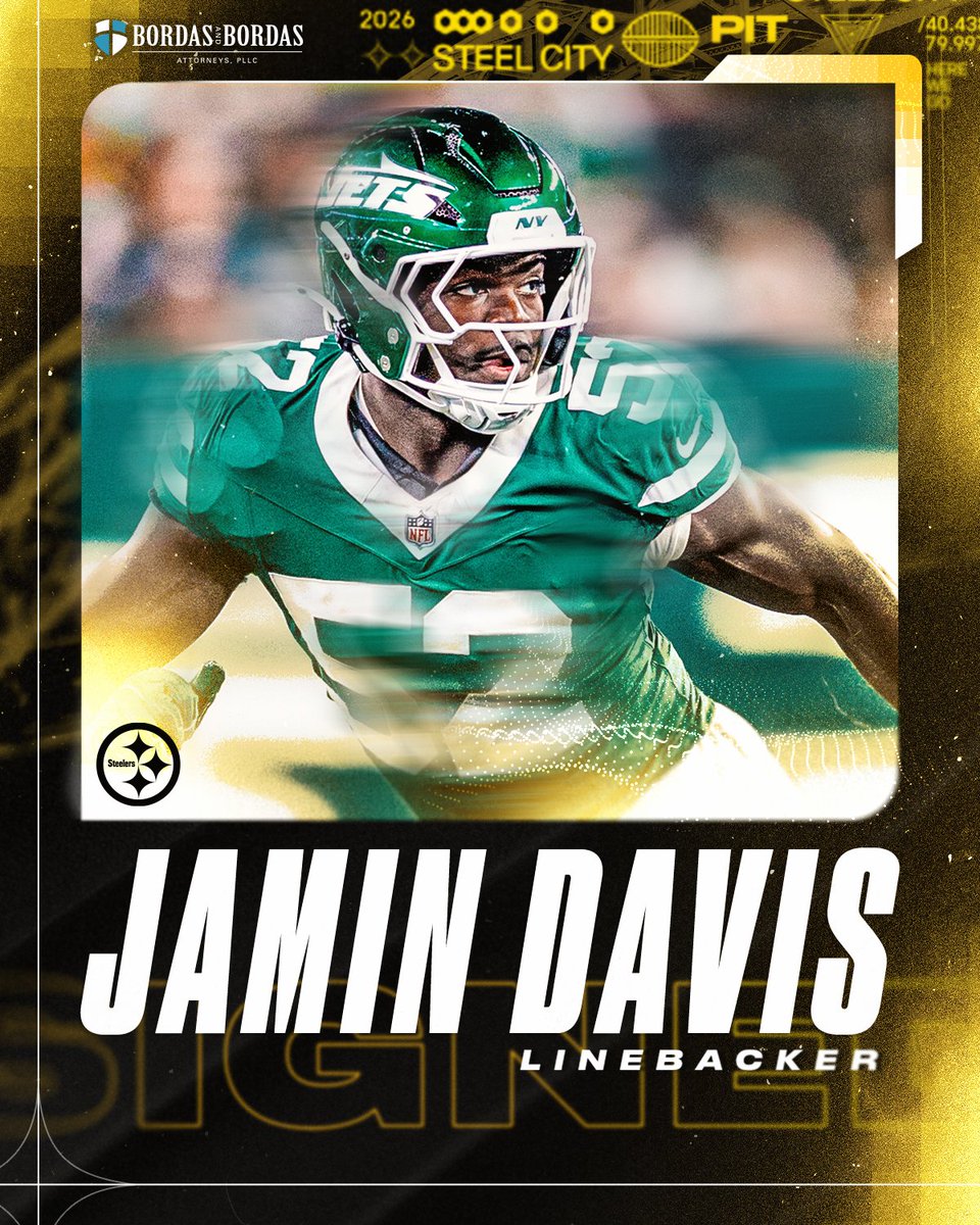 steelers's tweet photo. We have signed LB Jamin Davis and TE Robert Tonyan to one-year contracts and waived TE Chamon Metayer. @BordasLaw 

📝: https://t.co/nrOp8qnkzG https://t.co/hRe2brrZAD