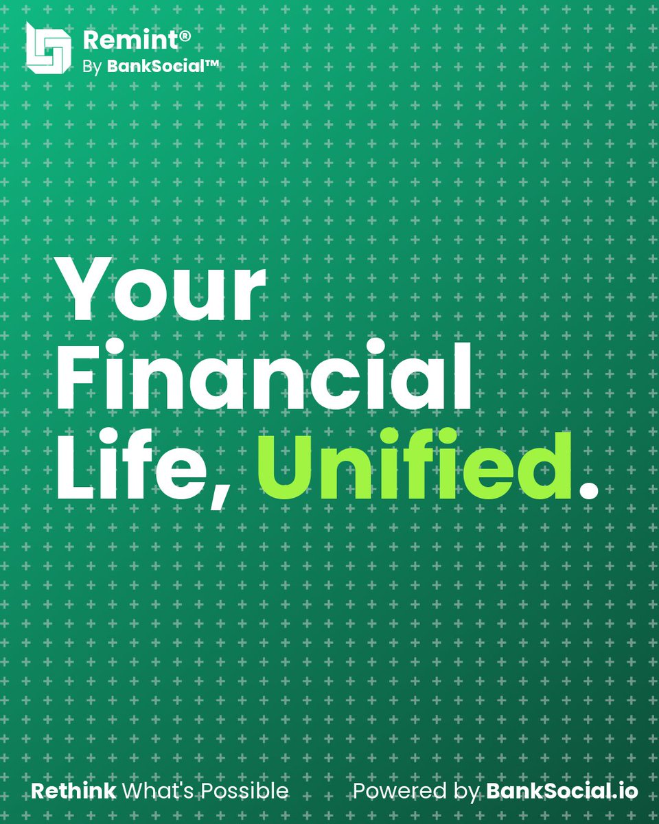 BANKSOCIALio's tweet photo. The wallet is where true asset ownership lives or dies.

Own your crypto and stocks, or watch a centralized exchange own them for you.

BankSocial gives you the self-custody layer you actually control. Get your financial life, unified try Remint for instant, tokenized settlements. 

$BSL $DAG $HBAR $XRP $BTC $SOL $LINK $rUSD