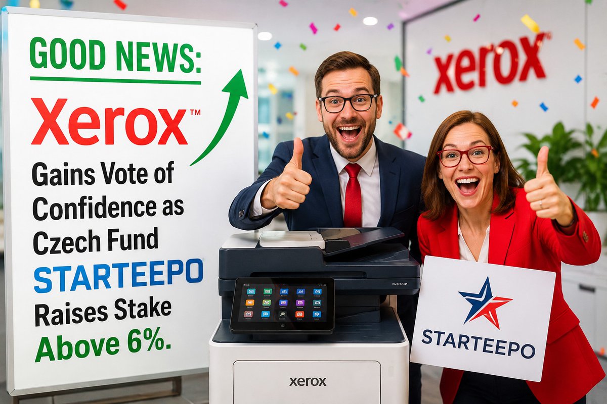 tonernews's tweet photo. GOOD NEWS: Xerox Gains Vote of Confidence as Czech Fund STARTEEPO Raises Stake Above 6%.
https://t.co/giWjU8x3am
#print #printer #toner #tonercartridge #InkCartridge #Printing #Ink #printercartridges #copiertoner https://t.co/lWfmO5WaRW