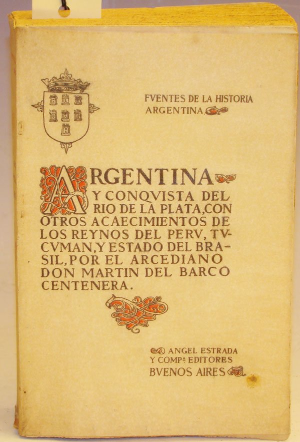 HiemisSolis's tweet photo. @neocortexmax @Identidario2 @KayassProm El nombre "argentino" surgió de un poema de 1602 de Martín del Barco Centenera sobre nuestra tierra. Sacerdote católico.

Y el gentilicio empezó a usarse en la región mucho antes de la independencia.

Argentino significa hombre del Plata. https://t.co/eWrZBqiYjM