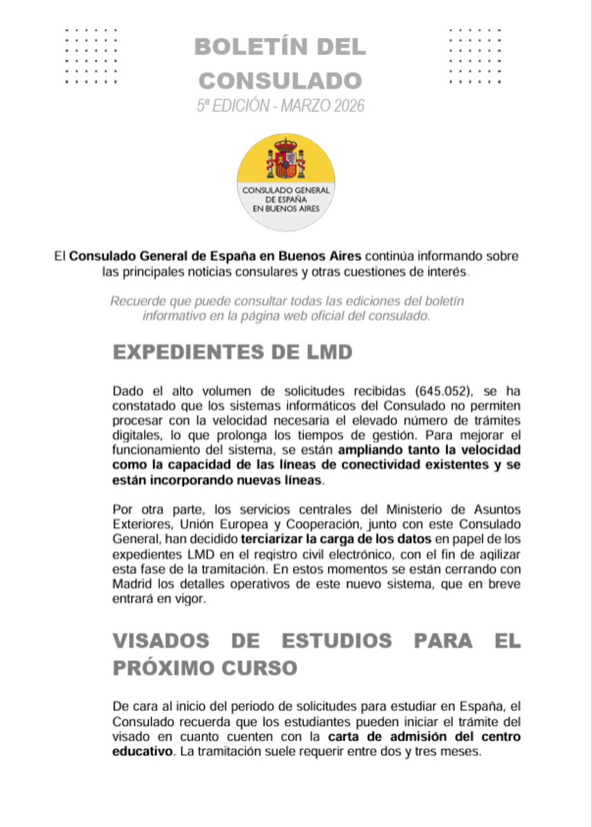 BetaniaTv's tweet photo. 🔴 SÁNCHEZ MUEVE FICHA PARA PERPETRAR EL PUCHERAZO 

El Gobierno le ha metido el turbo a las nacionalizaciones de la Ley de Nietos y ha quitado a los funcionarios el control de 645.000 expedientes en Buenos Aires para dárselo a empresas privadas.
Otra estrategia electoral exprés para meter nuevos votantes en el censo del extranjero de cara a las generales, sobre todo ahora que el DNI digital ya es oficial para votar desde fuera. El propio PSOE admite que ha contratado a más de 2.000 personas para desatascar unos papeles que podrían sumar de golpe más electores que toda la población de Málaga o Murcia.