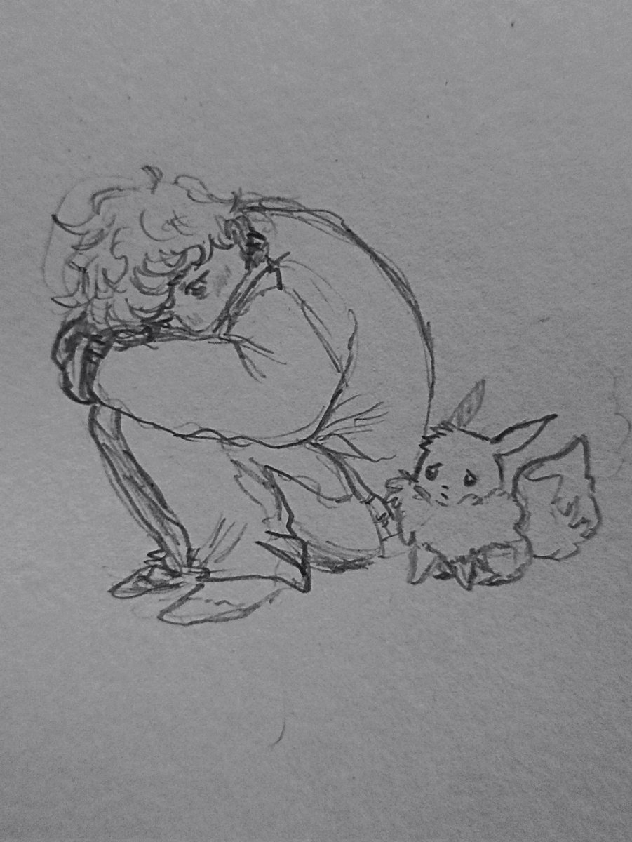 faepple's tweet photo. baby andrew &amp; baby eevee https://t.co/pODEj6sn7x