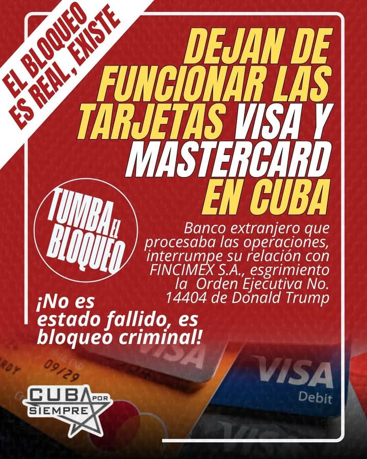 ArazayRojas's tweet photo. El bloqueo es real, existe. ¡No es un estado fallido, es bloqueo criminal! #AbajoElBloqueo #CubaEstáFirme #AnapCuba https://t.co/S0BJIljXqB