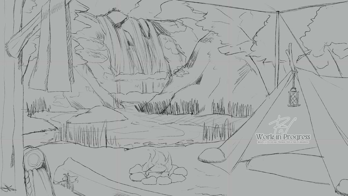 reendeff's tweet photo. Cozy autumn forest camp wip https://t.co/CtPHnPhlqX