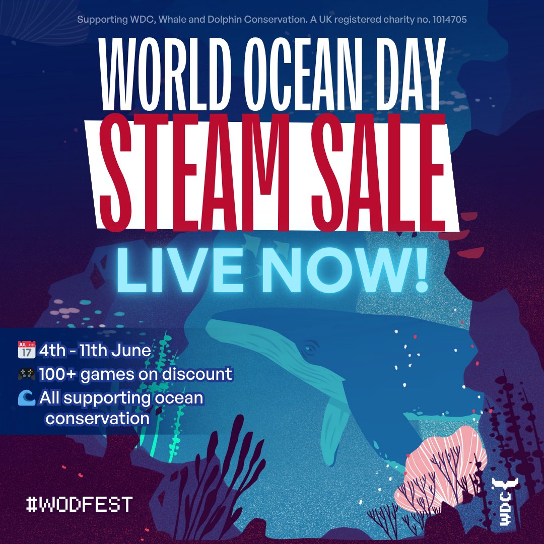 ArcticAwakening's tweet photo. 🌊 The #WorldOceanDay Steam sale is LIVE! Grab Arctic Awakening for 20% off and many other great deals while helping @whalesorg protect marine life with a portion of each sale going to their efforts!

👉 https://t.co/T4IxxK2inI

@GamesForWaves #WODFEST https://t.co/4waOhiZs6g
