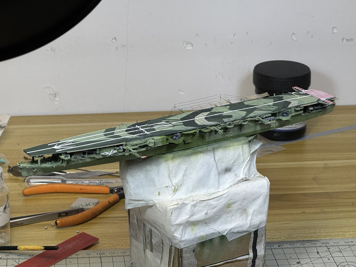 SHOKAKU_NANODAA's tweet photo. Almost done.
#scalemodel #shipmodel #θ¦θΉζ¨‘ε #scalemodelling #scalemodeling https://t.co/j3W8XtnYu6
