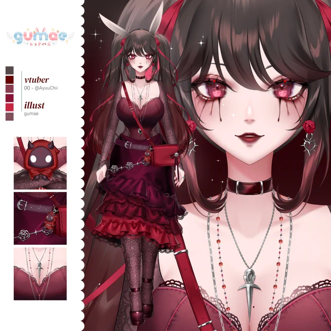 I was in charge for the new outfit of our favorite cultist leader! #AyuuChiiFanart Congrats on your debut and for these amazing 6 years!