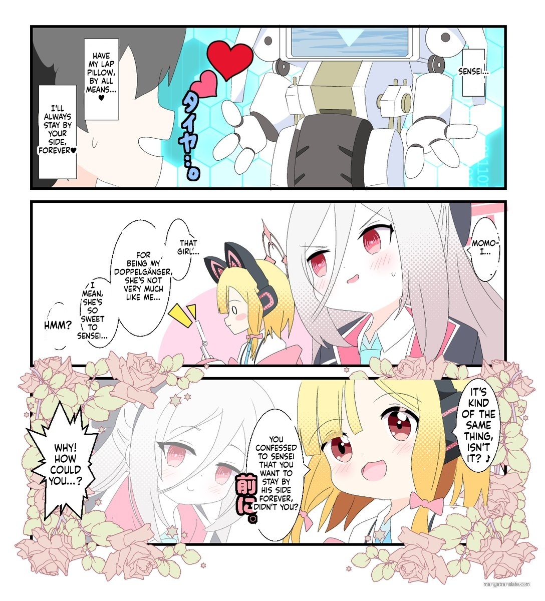 SenseiContext's tweet photo. You're busted, you're totally busted, Kei-chan!
#TendoKei
#SaibaMomoi
#BlueAca
#BlueArchive
Spilling the beans, spilling the beans (lol).
TL/Edit:@SenseiContext |Art:
@nagaibangoudane https://t.co/cXP3LukcxV