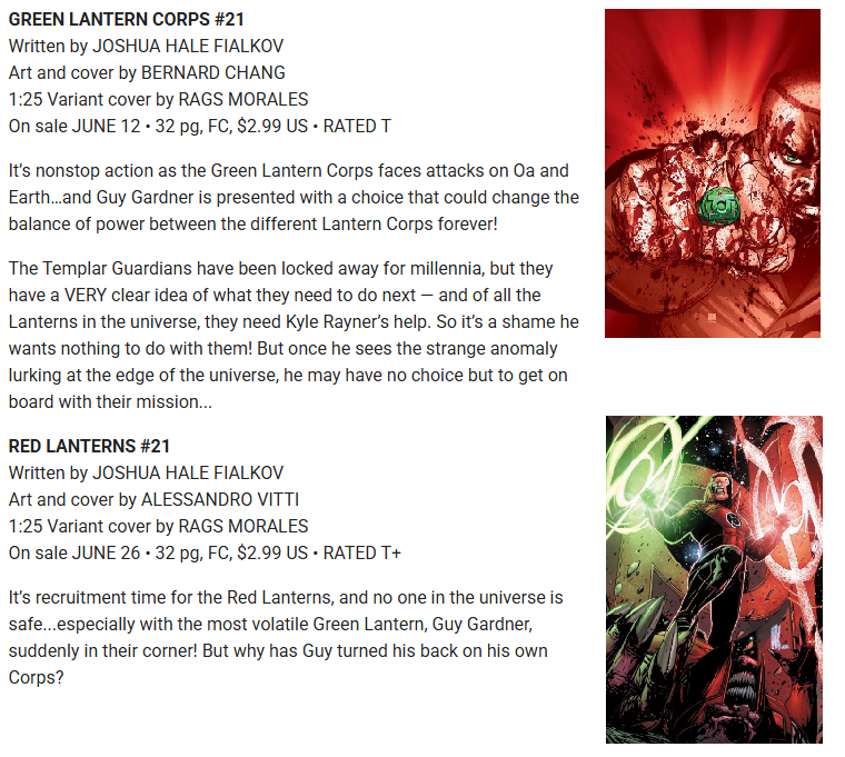 DC_moments's tweet photo. In Feb 2013, Joshua Fialkov was announced as the new writer for the GL Corps and Red Lanterns comics. He quit both a month later due to editorial interference, such as them wanting him to kill off John Stewart.

Immediately after news broke (to much backlash), they gave up on it. https://t.co/NkP6uex1n4