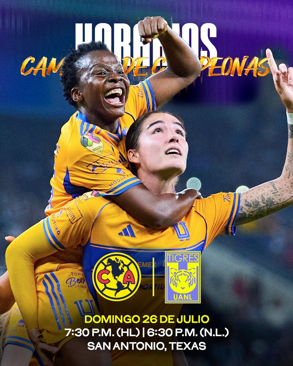 TigresFemenil's tweet photo. 📆🐯 ¡Separen la fecha que las Amazonas se van a 🇺🇸 para el Campeón de Campeonas!

¡Nos vemos pronto, San Antonio! 🔜🤩 https://t.co/eWL1zf1Cdk