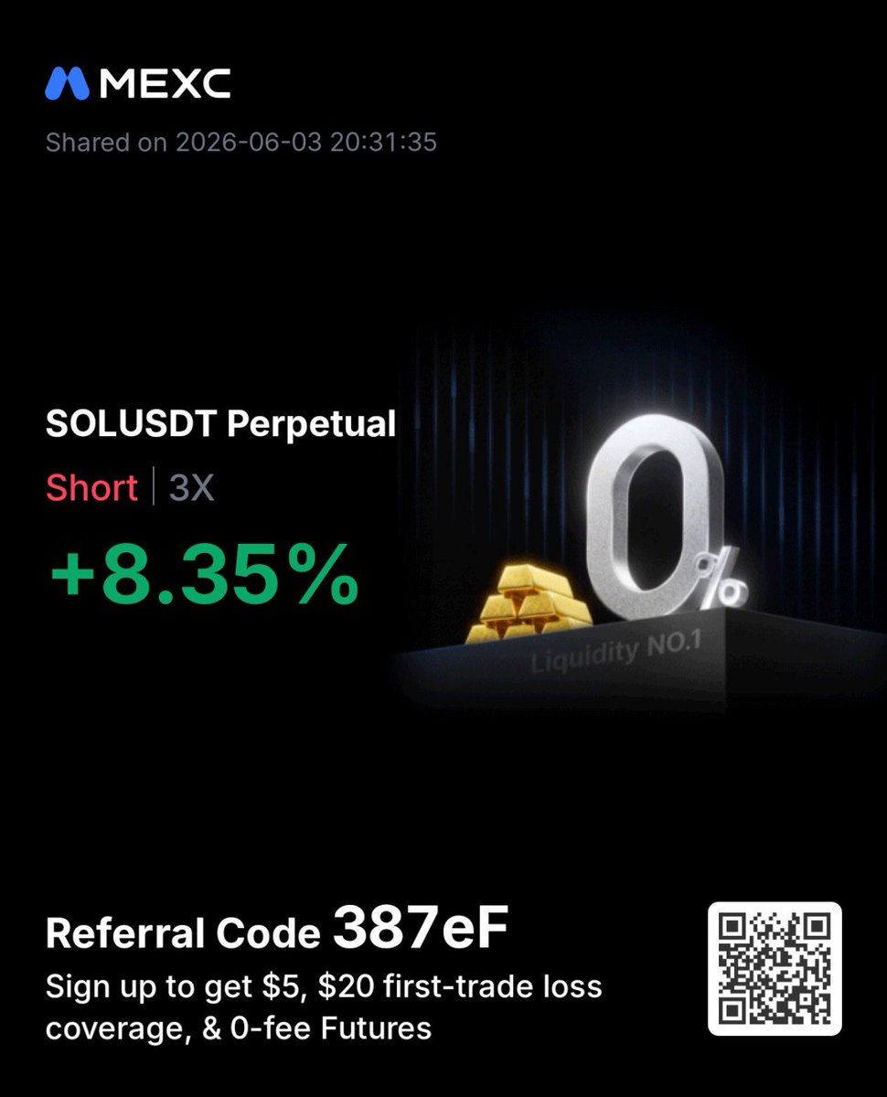 arkustoken's tweet photo. Slowly but Consistence
Smart Trading with
https://t.co/hWmNrPIcPi
#tradingcrypto #cryptoindonesia
#tradingfutures
#mexc https://t.co/vteEIsmEB0