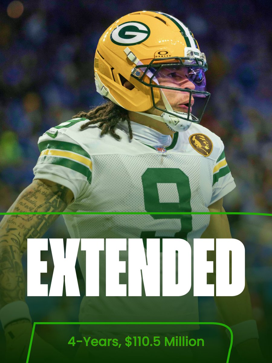 FantasyPros's tweet photo. Christian Watson gets PAID https://t.co/QwwtYKs4ZX