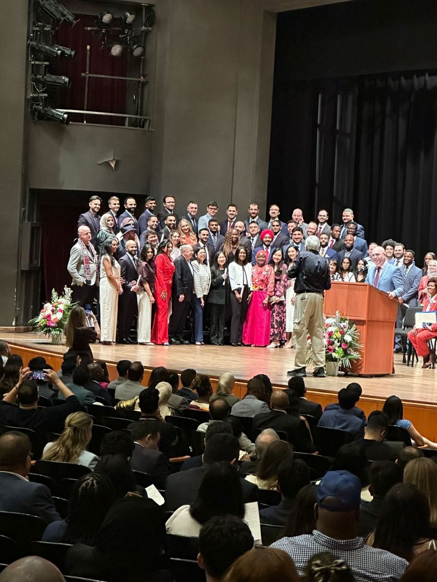 sebas_arruarana's tweet photo. Today we celebrate the Class of 2026 - 40 specialist doctors ready to serve patients across the nation 🇺🇸 with dedication, compassion, and excellence!

Residency teaches you that you can function on very little sleep, survive on snacks from your white coat, answer pages at 3 AM, keep showing up exhausted, and still make life-saving decisions when your patients need you most.

Graduation day!! We made it!! 🥳
Now we are full specialists!!

Mazel tov. Mashallah. Congratulations. Felicidades!

After more than six years of residency training + research — from research at Cedars-Sinai, to OB/GYN residency at Lincoln Hospital, to Internal Medicine at Brookdale, I am grateful for every step of this journey.

To my co-residents, mentors, attendings, nurses, staff, friends, family, @ProjectImg community, and everyone who supported us along the way: thank you!!!

To my mother, brother, and sister — thank you for being here today. I wish my grandmother could be here too, but she is coming back from Argentina 🇦🇷 soon and we will celebrate together.

A special thank you to my Program Director, Dr. Fischer @SeeFisch for your guidance and support.

We did not get here alone.
We made it together.

Congratulations to the Class of 2026.
The next chapter begins now. 🩺✨

Ready to start my next journey at The National Institutes of Health @NIH in Endocrinology, Diabetes, and Metabolism!