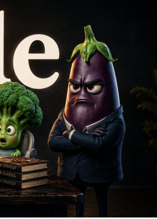 Voxyz_ai's tweet photo. @VadimStrizheus the eggplant looks like he just found out youtube only paid him $199 lol https://t.co/xzqZUfGWrF