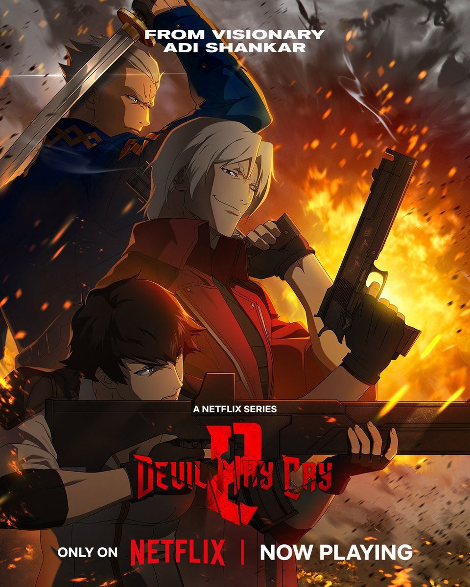 Ahmedm94m's tweet photo. 🔴 نهاية الرحلة 🔴🔥

رسمياً : الإعلان عن موسم ثالث وأخير لانميشين لعبة ( DEVIL MAY CRY) على نتفليكس https://t.co/7ymzOMcJYS