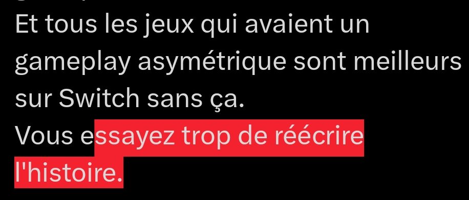 lemuphinx's tweet photo. @Y4ss1n_31 @Lico_Dregan Le gameplay asymétrique était fini pour Botw, mais c'était de la grosse merde, faut assumer a un moment donné : C'était mauvais. Et Nintendo a été le seul éditeur a proposer un gamepad et tant mieux.
+ tous les jeux que t'as cité sont moyens tout au plus https://t.co/GsqPHjGySw