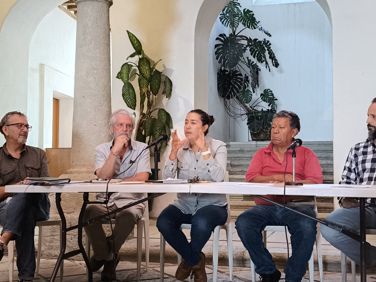 Estado20's tweet photo. #Oaxaca | El Observatorio Comunitario del Agua anuncia que presentará una demanda de amparo contra la construcción de la presa "Mujer Solteca", entre otras acciones legales; aseguran que hay inconsistencias en la licitación de la obra https://t.co/oEnLXyxKzu