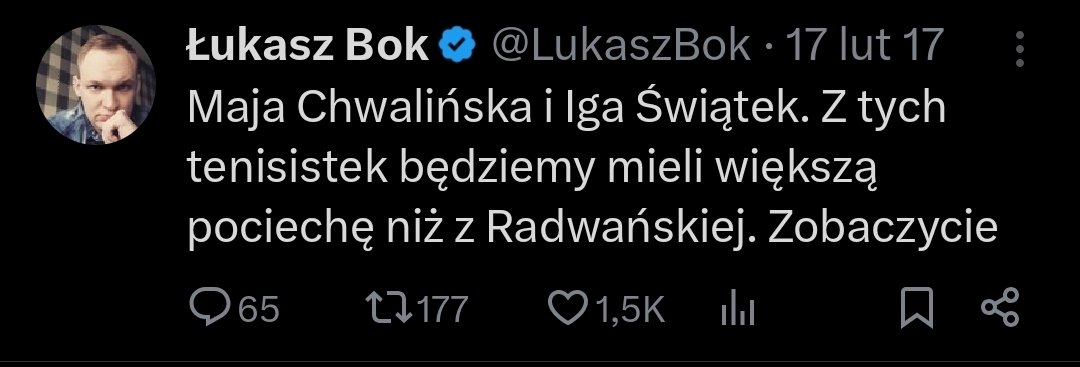 AdamW1906's tweet photo. Łukasz Bok wiedział za nim to było modne.
#majachwalińska https://t.co/EeFRwELYyn