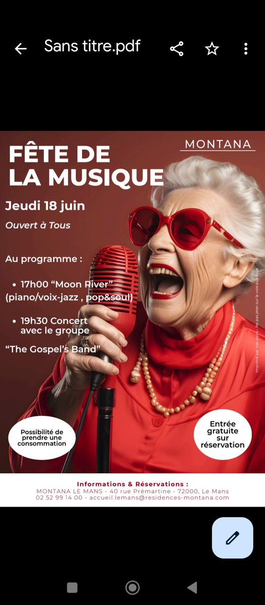 TheGospelBand3's tweet photo. Notre dernier concert de la saison à la résidence Montana. https://t.co/JdzhcB4ylj