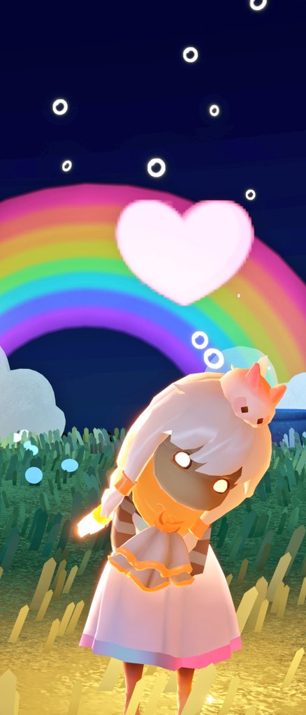 annkokusyoujo's tweet photo. るり子〜〜〜！！！
おかえり♥
🌈虹を背景に https://t.co/ZNIVHGBHW2