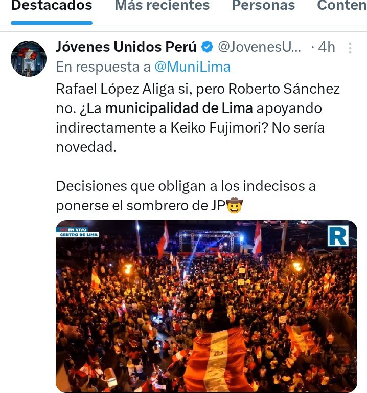 viollettee3's tweet photo. @canalN_ Ni eso se lo creen los Fujimoristas. https://t.co/JUnbHzQY96