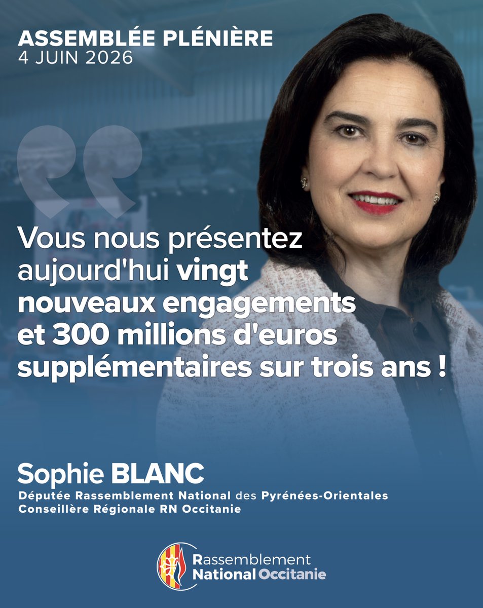 RN_Occitanie's tweet photo. 📈 @sblanc66000 « Sans jamais nous expliquer ce qu'ont produit les milliards déjà engagés au cours des dernières années. Ce qui frappe surtout dans ce rapport, c'est le décalage entre l'ampleur des annonces et la faiblesse de l'évaluation.» https://t.co/HMiQdRpftu