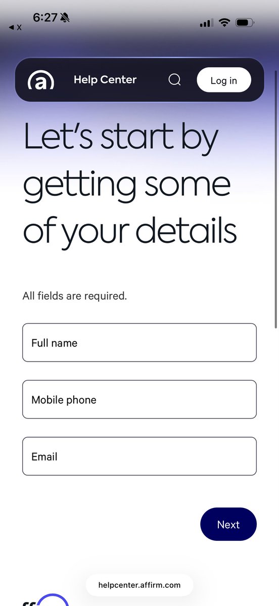 daniela_lions's tweet photo. @Affirm Would I put in my old details? https://t.co/2MyJrQDmh1
