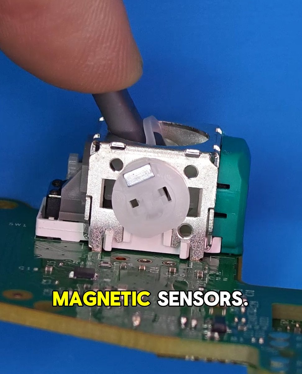 StickFixRepair's tweet photo. Your new controller isn't safe from stick drift. Stock Xbox sticks use carbon tracks that wear down. We swapped in GuliKit TMRs. Contactless. Perfect. https://t.co/akEoAX6vKD