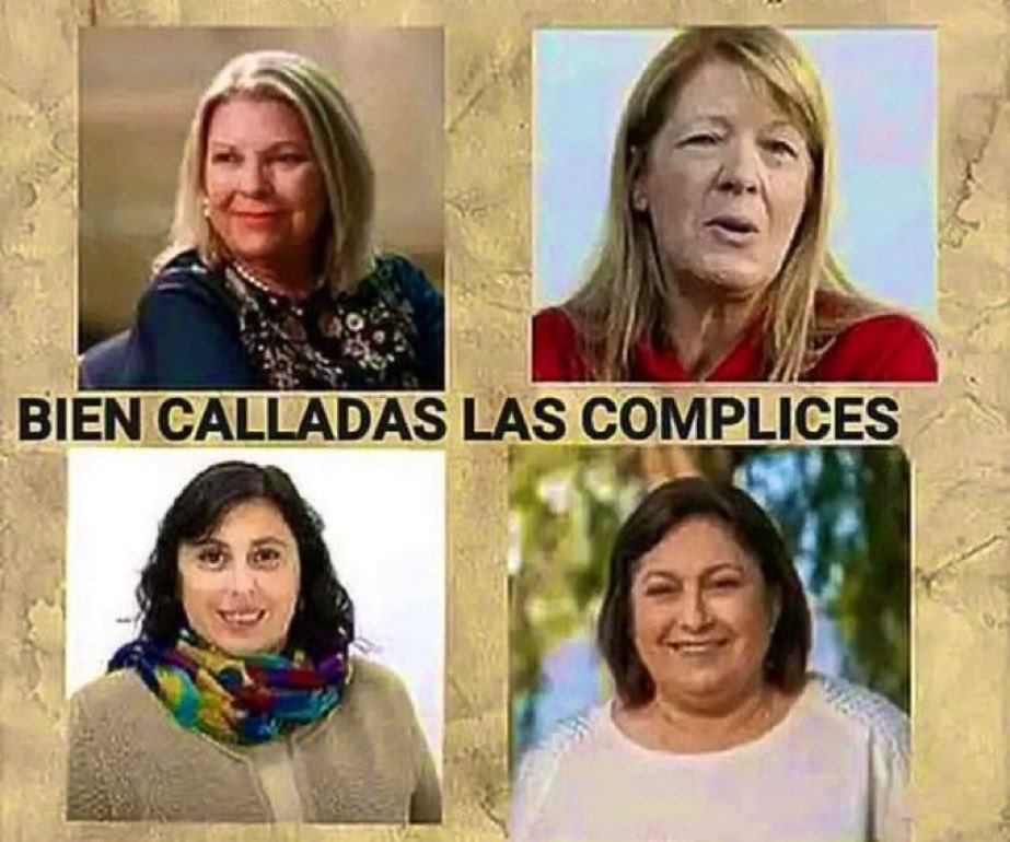 roiass's tweet photo. @elisacarrio Una de las responsables de la destrucción del país, cómplice como las otras basuras… https://t.co/4FxLqWEqeX