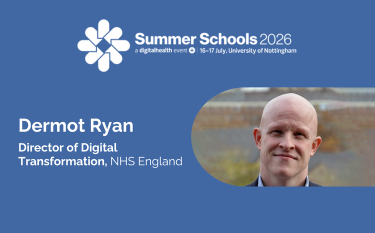 digitalhealth2's tweet photo. ICYMI:

Dermot Ryan, director of digital transformation at NHS England, has been announced as the latest speaker at Digital Health Summer Schools 2026.

https://t.co/SBx0N9DA1z https://t.co/kcNzv64XYh