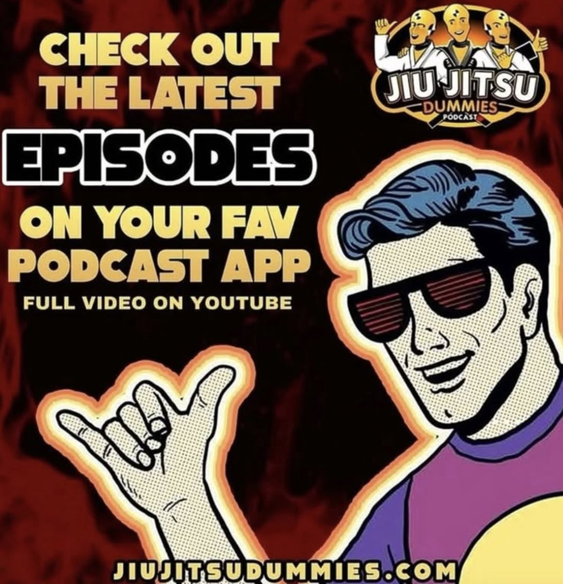 JiuJitsuDummies's tweet photo. 🎧📺 New episodes of the Jiu Jitsu Dummies Podcast are out now! Listen or watch on your favorite platform for fresh BJJ insights, training tips, and real stories from the mats. Stream now and join the conversation. 

#BJJ #JiuJitsu #Grappling #BrazilianJiuJitsu #BJJCommunity https://t.co/SziTq3A1Tl
