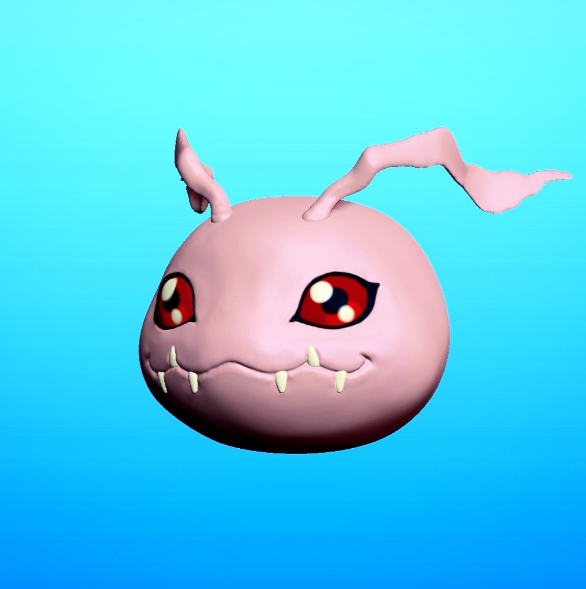 ymk64647403's tweet photo. #zbrush #digimon Koromon https://t.co/wTyxjrsqSB