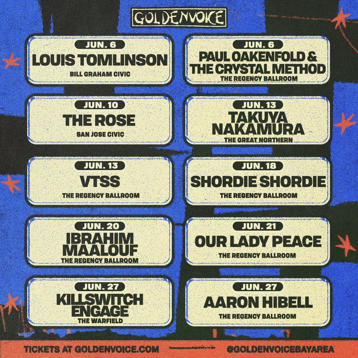 DoTheBay's tweet photo. 🎸 Don't miss @Louis_Tomlinson, @TheRose_0803, @vtss_pl, @kseofficial, and so many more this summer with @GoldenvoiceBay! 

🎫 WIN TICKETS: https://t.co/Qh44s3M7iD https://t.co/DhbBVUCi9D