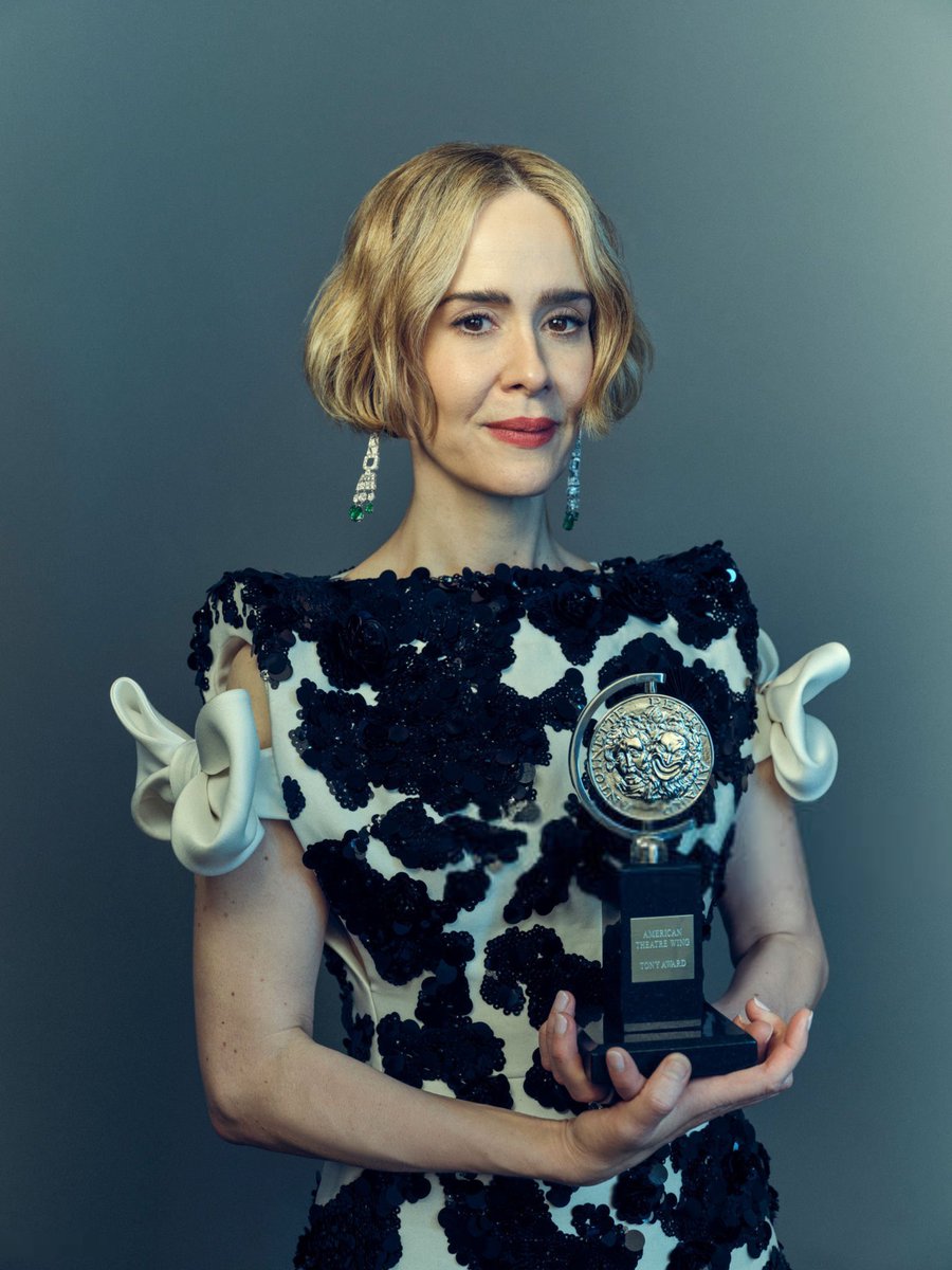 sarahpaulsbean's tweet photo. 🚨 Tony Award winner Sarah Paulson will be a presenter at the 2026 Tony Awards this Sunday! https://t.co/xkfJYO0Zei