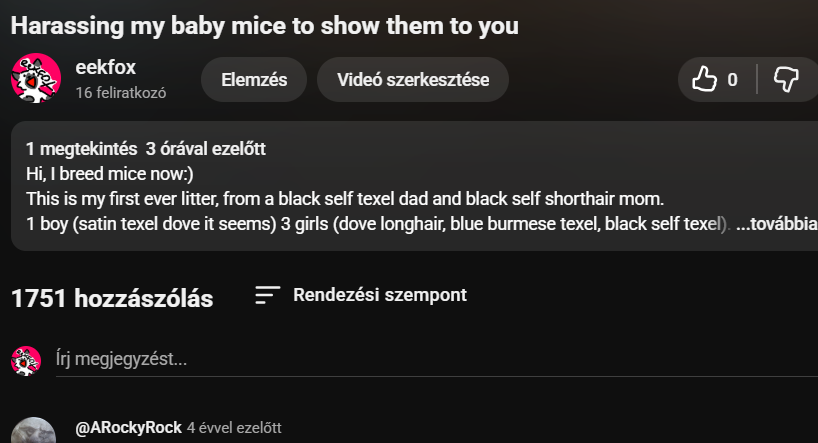 eekfox's tweet photo. I uploaded a video to show my friends my baby mice and when I was watching it my youtube glitched and I nearly had a heart attack holy shit lmaooo https://t.co/mOSqxoFIlm