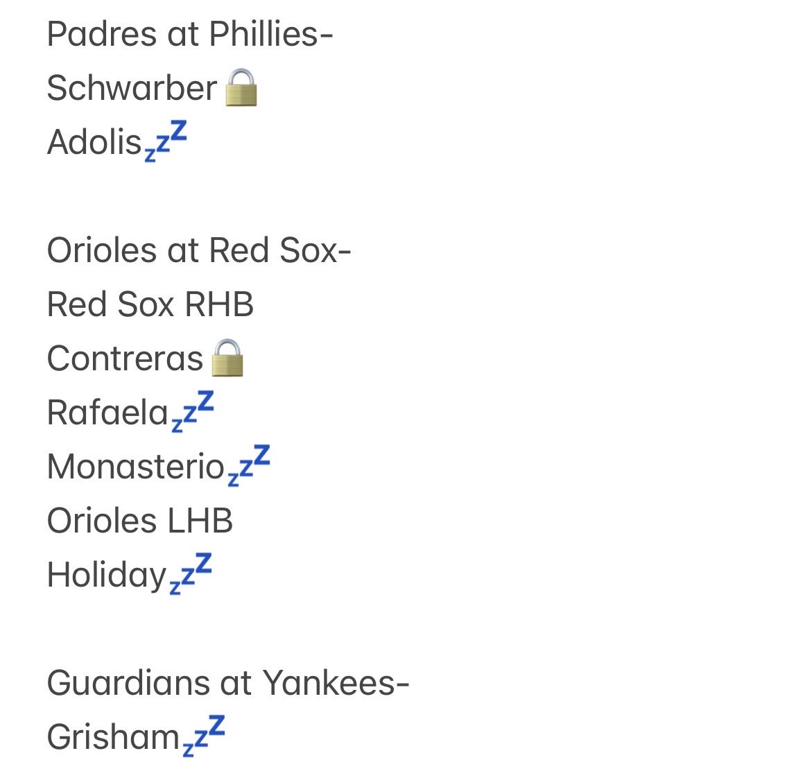 ndlockzz's tweet photo. ❗️❗️6/4 HR Lockzz❗️❗️
#sportsbetting #homerunbet #mlbbets #bets https://t.co/NT93lWfHfv