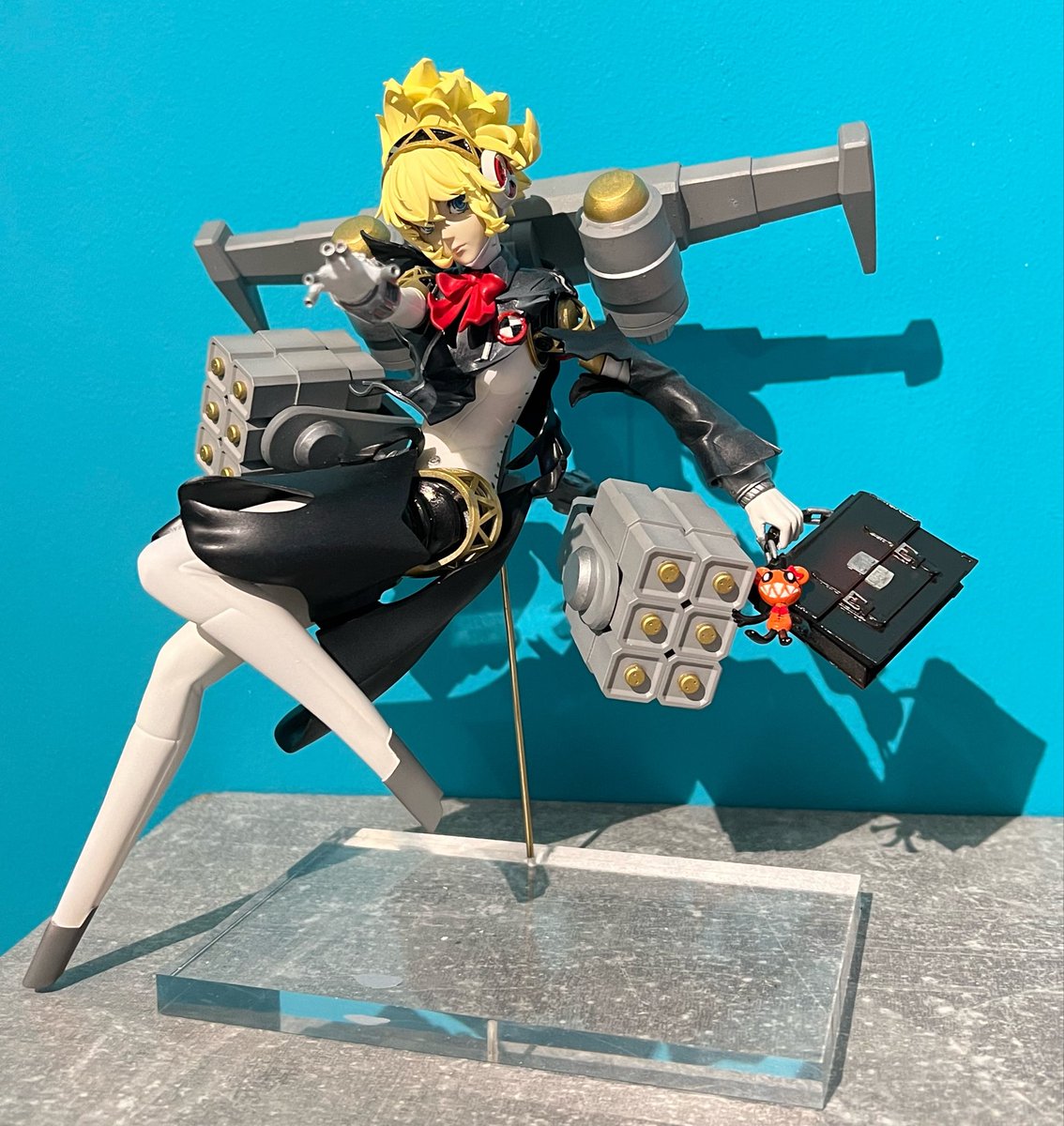 ATKXN's tweet photo. First ever attempt at a garage kit! I’m someone who is a pefectionist but I tried to be as easy on myself as I could during this process &amp; I think I managed to do a decent job! Aigis my beloved 🥹
Thankyou @AwakenTony for creating such a beautiful kit✨ https://t.co/9a8shT1Qit