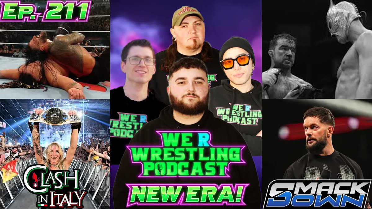 WeRWrestlingg's tweet photo. The Beginning Of A New Era In We R Wrestling Starts Today‼️
The #WRWPodcast Will Be LIVE Every Week On Thursdays At 6 PM ET/3 PM PT!
This Week We’ll Be Discussing:
- WWE Clash In Italy Review🇮🇹
- Finn Balor To SmackDown
- Mask Vs Mask & MORE!
If You Can’t Make It To A Live Episode, You Can Always Watch The Reply On The We R Wrestling YouTube Channel Or Listen To It Wherever You Get Your Podcasts!
https://t.co/IDsqbukInB