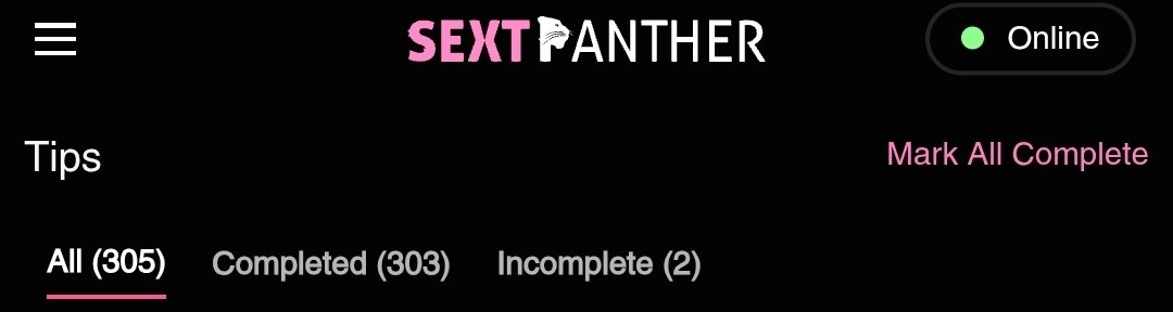 Nympho6999's tweet photo. 305 tips on sextpanther so far https://t.co/jV4cEUozUM