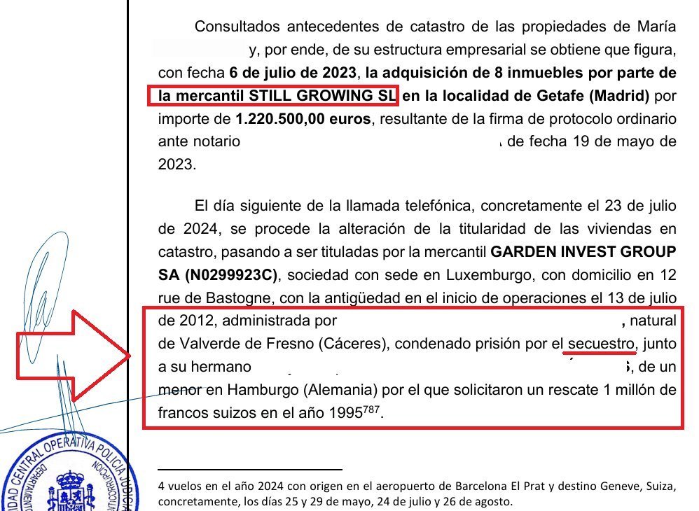 GuillermoRocaf1's tweet photo. #BRUTAL🎯: SECUESTRADORES de MENORES en la CLOACA de Pedro Sánchez? 

La TRAMA de los HIDROCARBUROS del @PSOE con vínculos con la CLOACA de LEIRE dirigida por @sanchezcastejon BLANQUEA el FRAUDE del IVA de los HIDROCARBUROS con entramados societarios en LUXEMBURGO pertenecientes a CONVICTOS CONDENADOS por el SECUESTRO de un MENOR en Alemania 👇😱

Still Growing SL es la MATRIZ de la Operadora Mayorista VILLAFUEL que defraudó más de 250 millones de euros con sus minoristas ✅

Son la peor MAFIA y la peor CLOACA del Mundo. Lean  🎯