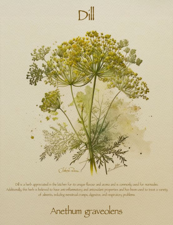 VanDePerreJorge's tweet photo. Art of the Day! "Dill". Buy at: https://t.co/OYyUvUxuwn https://t.co/UQptg2Wi29